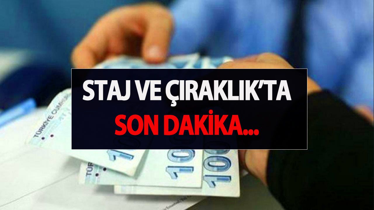 Staj ve çıraklık sigortası mağdurlarına müjdeli haber! Yeni haklar kazanılacak