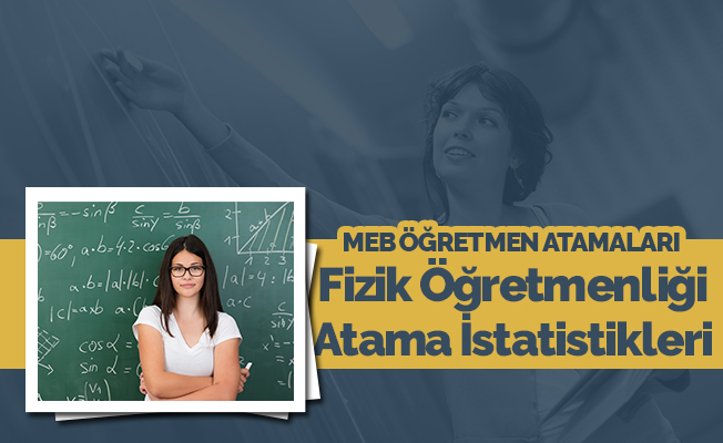 Fizik Öğretmenliği Yıllara Göre Atama Sayıları