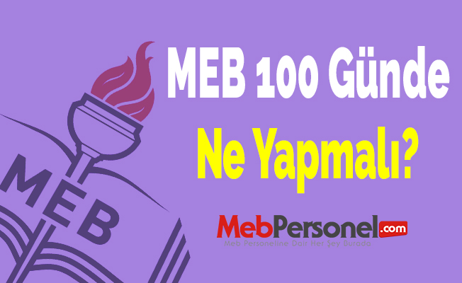 MEB 100 Günde Ne Yapmalı?