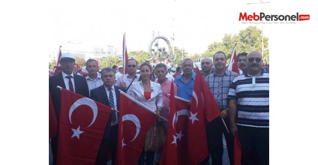 TERÖRÜ LANETLEDİK, KARDEŞLİK İÇİN YÜRÜDÜK