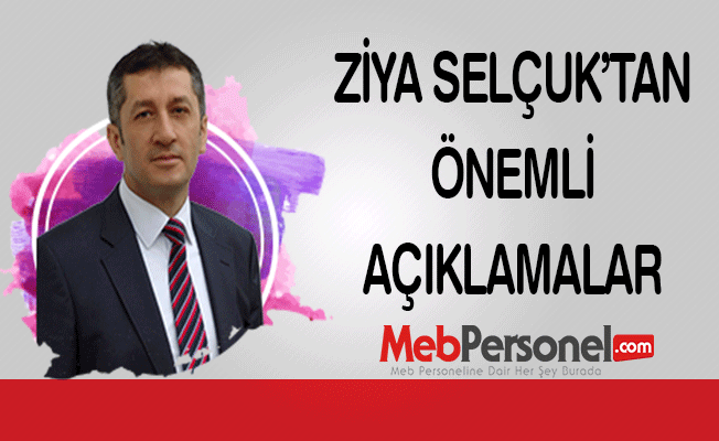 Bakan Selçuk'tan Açıklamalar