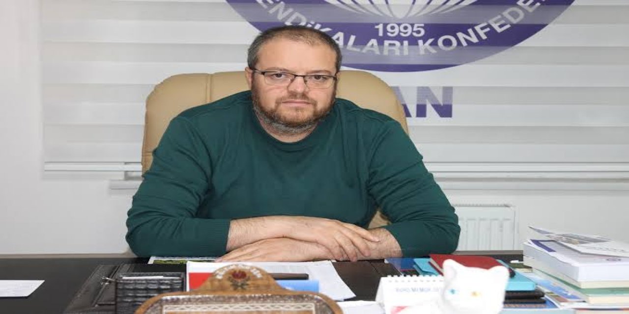 Eğitim-Bir-Sen Van Şube Başkanı Mehmet Uca’dan Eğitim Sen'e Tepki
