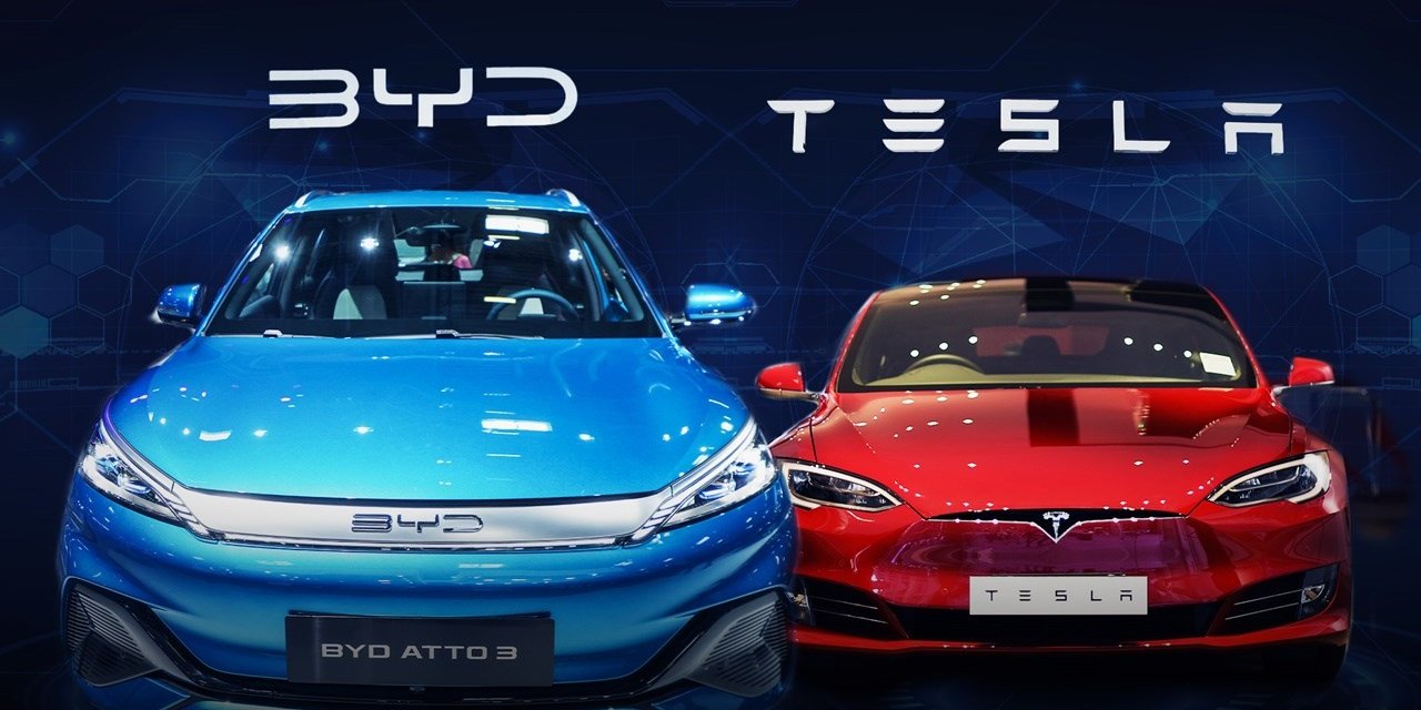 TESLA zirveyi Çin'e kaptırdı, Çinli BYD, TESLA'yı geçti