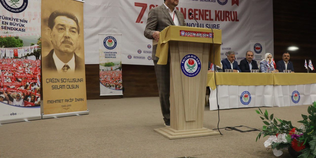 Eğitim Bir Sen Van Şube Başkanı Uca'dan Türkiye Yüzyılı Maarif Modeline Destek