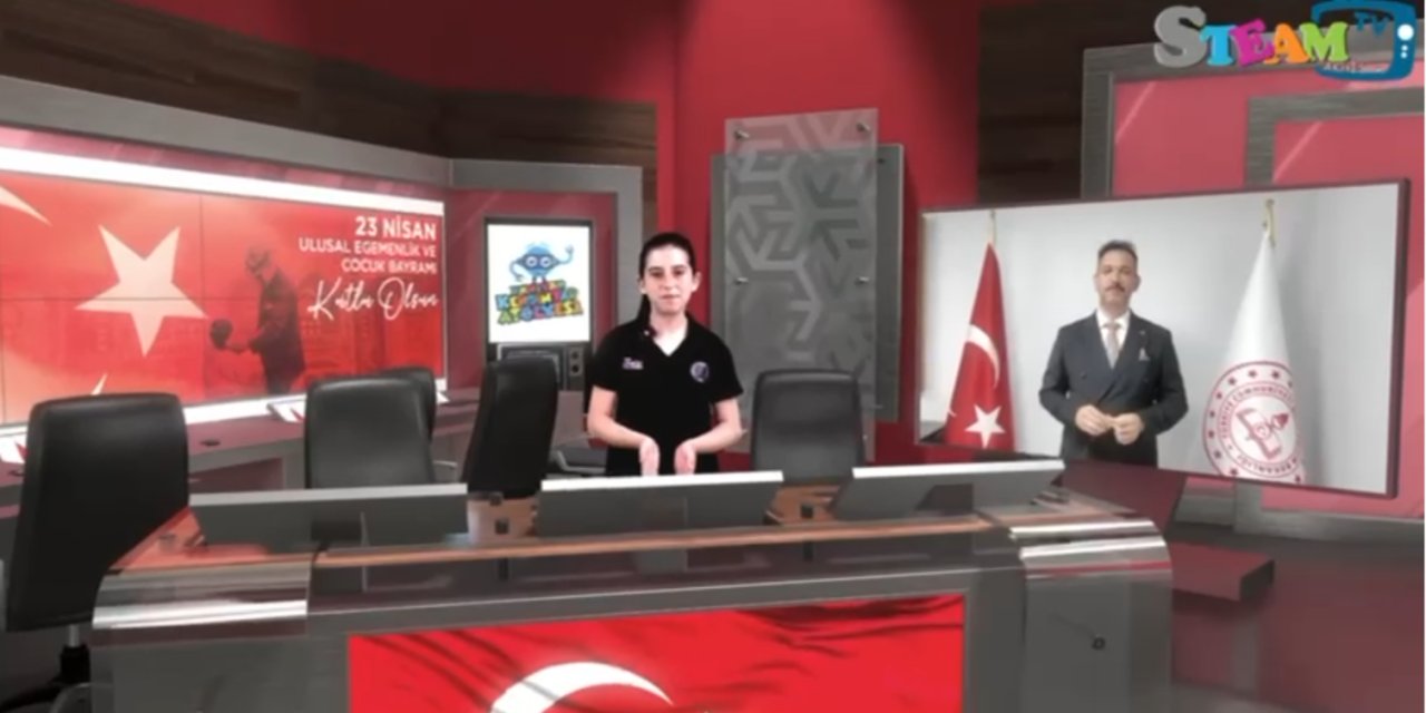 Greenbox Stüdyosunda 23 Nisan Coşkusu:  Manisa Milli Eğitim Müdürü Uğurelli'nden Öğrencilere Sürpriz Bağlantı