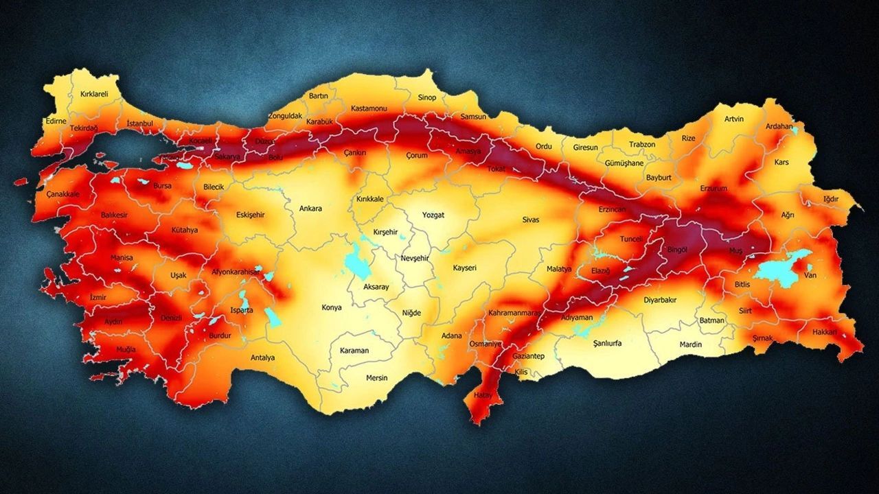 Deprem riskinin en az olduğu iller belirlendi