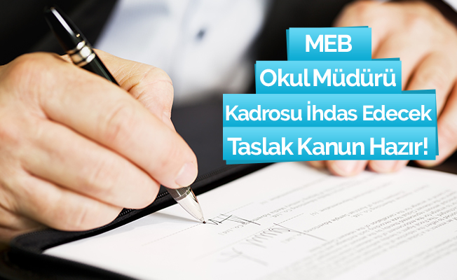 Okul müdürlerine kadro ihdas edilecek