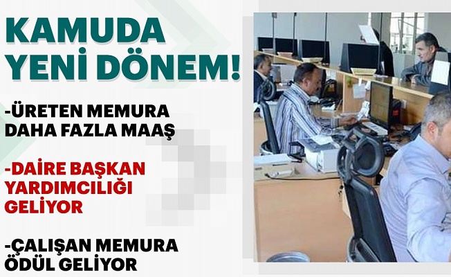 Kamuda yeni dönem! Daire Başkan Yardımcılığı geliyor!