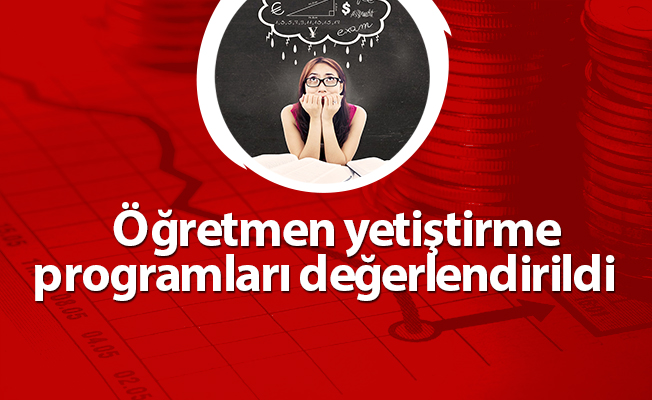 Öğretmen yetiştirme programları değerlendirildi