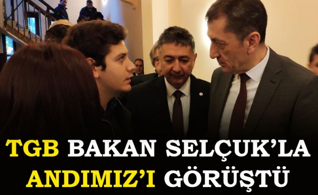 TGB'den Milli Eğitim Bakanı'na 'Andımız Yeniden Okutulsun' dosyası...