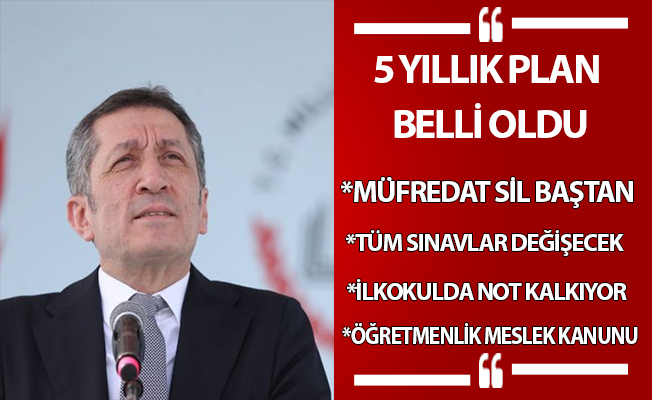 MEB'in 5 yıllık planı belli oldu. İşte tüm detaylar