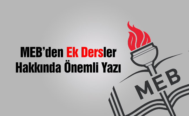 MEB'den Ek Ders Ücretleri Açıklaması