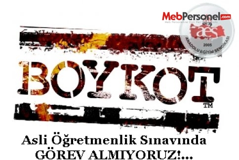 AES, Asli Öğretmenliğe Geçiş Sınavını Boykot Ediyor