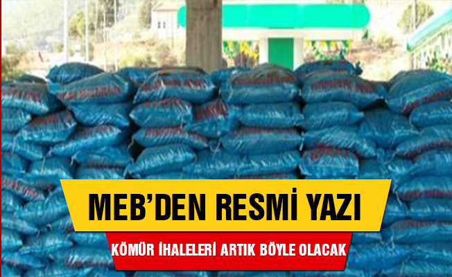 İllerde, yakacak alımlarını artık okullar yapmayacak