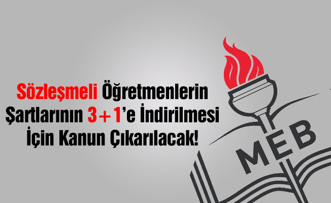 Sözleşmeli Öğretmenler İçin Yeni Kanun
