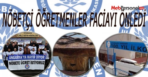 DİYARBAKIR'DA NÖBETÇİ ÖĞRETMENLER FACİAYI ÖNLEDİ