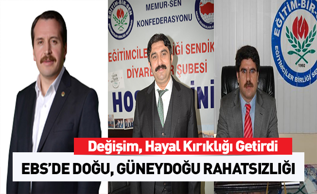 EĞİTİM BİR-SEN'DE  DOĞU- GÜNEYDOĞU RAHATSIZLIĞI