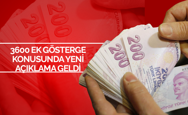 Ek Gösterge Konusunda Yeni Açıklama