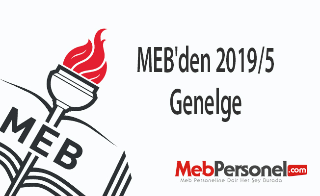 MEB'den 2019/5 Genelge