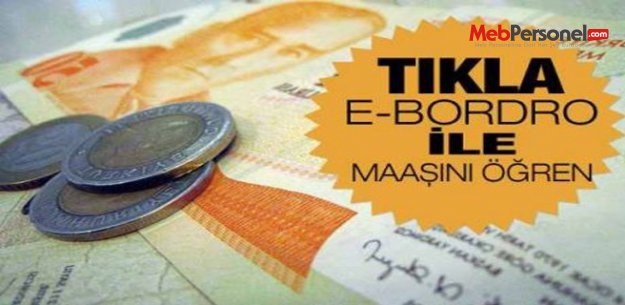 Ekim 2015 E-Bordro Sorgulama | E-devlet