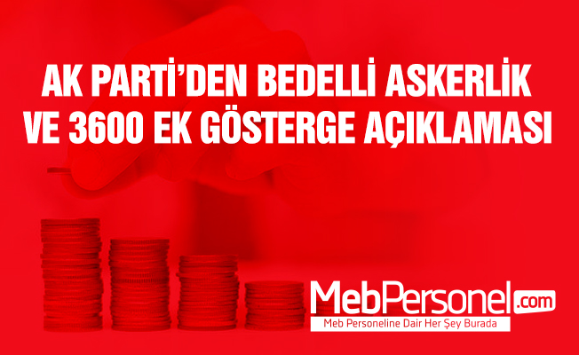 Kurtulmuş'tan bedelli ve 3600 ek gösterge açıklaması