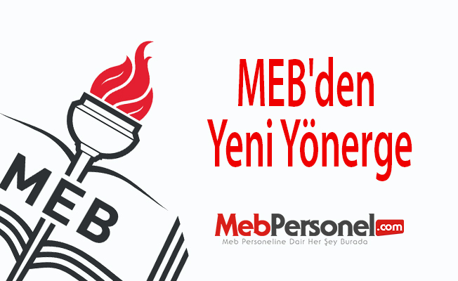 MEB'den yeni yönerge