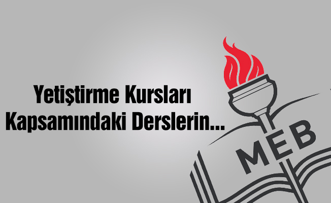 Yetiştirme Kursları Kapsamındaki Derslerin Belirlenmesi