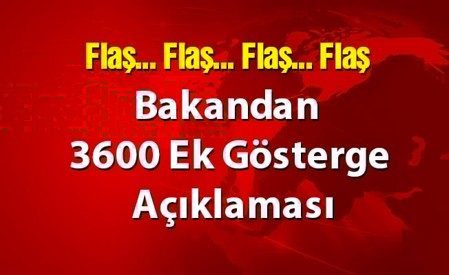 Bakandan 3600 Ek Gösterge Açıklaması