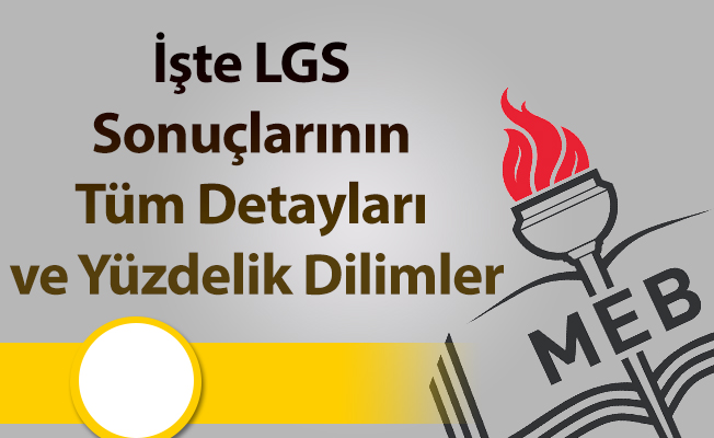 İşte LGS Sonuçlarının Tüm Detayları ve Yüzdelik Dilimler
