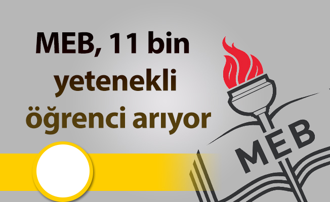 MEB, 11 bin yetenekli öğrenci arıyor