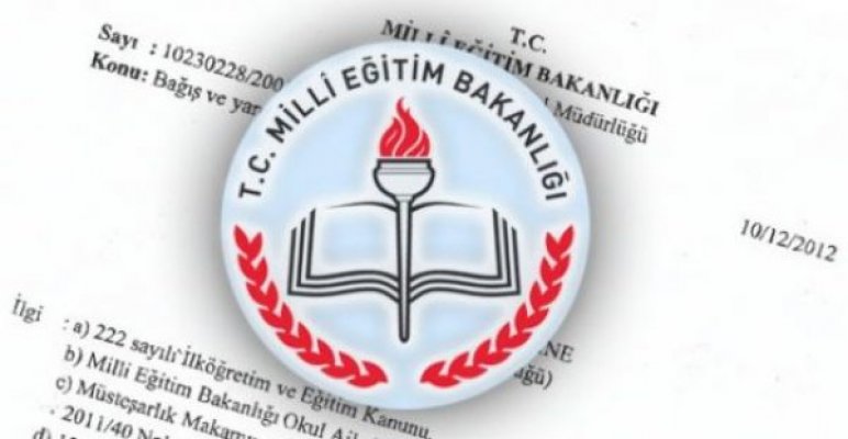 MEB'den Eğitim Faaliyetleri Yazısı