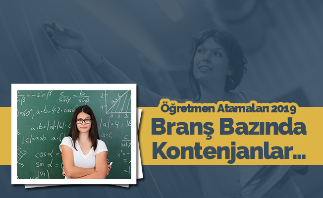 20.000 Öğretmen Atama Branş Bazında Kontenjan Tahmini