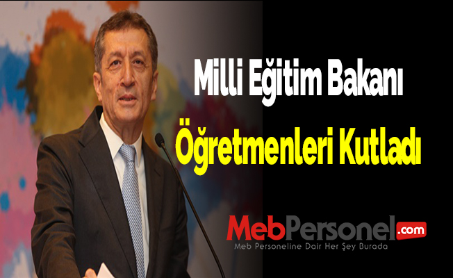 Bakan Selçuk'tan, öğretmenlere tebrik!