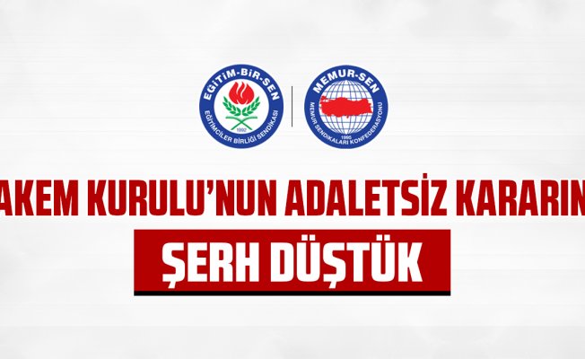 Hakem Kurulu'nun adaletsiz kararına şerh düştük