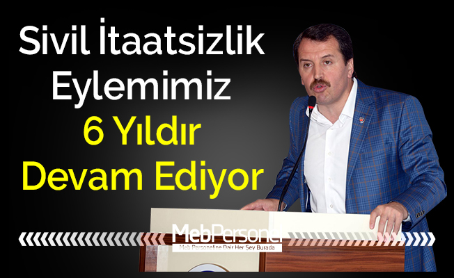 Sivil İtaatsizlik Eylemimiz 6 Yıldır Devam Ediyor