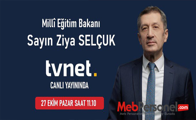 Bakan Selçuk, Canlı Yayında Soruları Yanıtlayacak