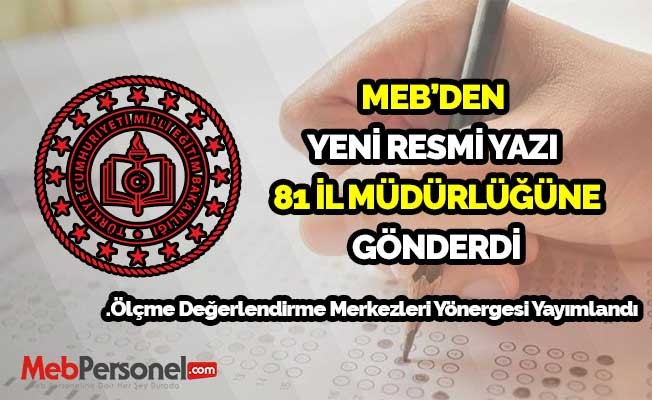 MEB'den Yeni Resmi Yazı , 81 İl Müdürlüğüne Gönderdi