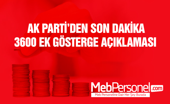Son Dakika 3600 Ek Gösterge Açıklaması