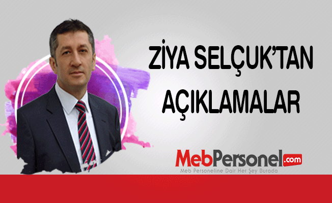 Bakan Selçuk'tan Açıklamalar