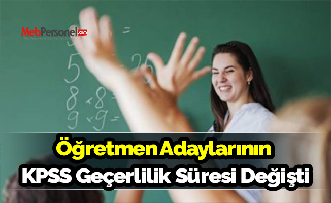 Öğretmen Adaylarının KPSS Geçerlilik Süresi Değişti