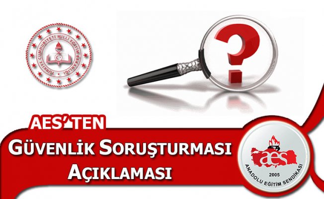 AES'TEN GÜVENLİK SORUŞTURMASI AÇIKLAMASI