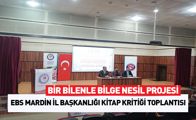 'Bir Bilenle Bilge Nesil Projesi' kapsamında kitap kritiği programı yapıldı