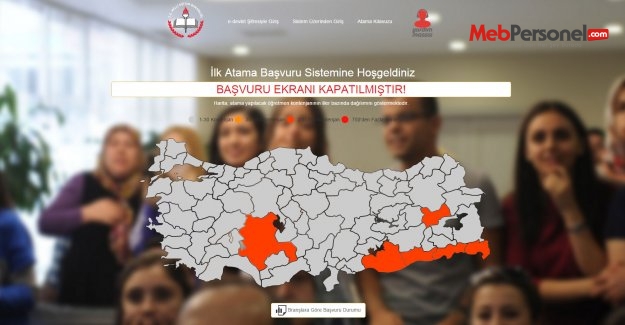Sosyal bilgiler öğretmenliği için başvuru sayfası
