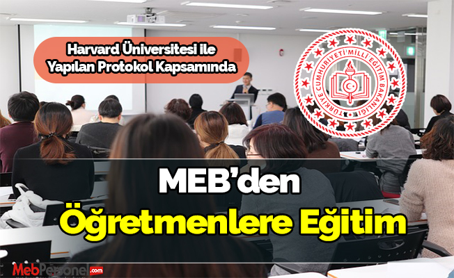 MEB'den Öğretmenlere Eğitim