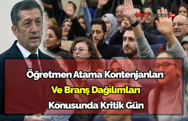Öğretmen Atama Kontenjanları ve Branş Dağılımları Konusunda Kritik Gün