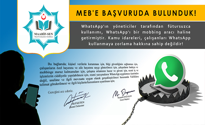 WhatsApp Kullanımı Hakkında MEB'e Yazı