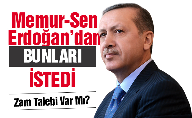 Memur Sen, Erdoğan'dan bunları istedi