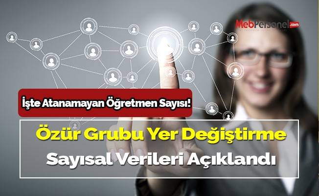 Özür Grubu Sayısal Verileri Açıklandı - İşte Yerleşemeyen Öğretmen Sayısı !