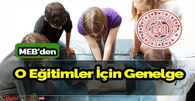 MEB'den O Eğitimler İçin Genelge