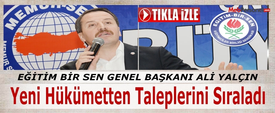 Ali Yalçın, Yeni Hükümetten Taleplerini Sıraladı